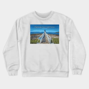 Marshall Point Lighthouse, Maine Crewneck Sweatshirt